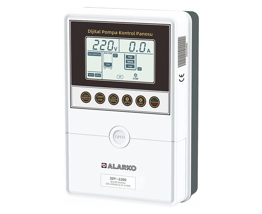 ALARKO 20Y-3000 Monofaze Dijital Kontrol Panosu 0.5-4 Hp
