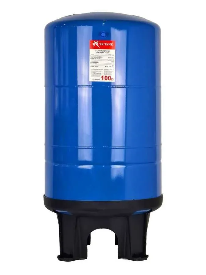 TR TANK 100 L 10 Bar  Sabit Mebranlı Dik Genleşme Tankı