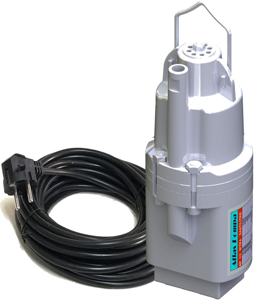 ATLAS Elektromanyetik Dalgıç Pompa 1/2''  10 Metre Kablolu