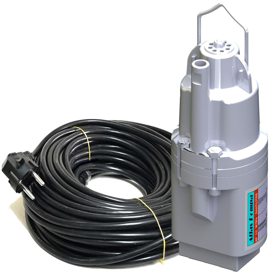 ATLAS  Elektromanyetik Dalgıç Pompa 1/2''  30 Metre Kablolu