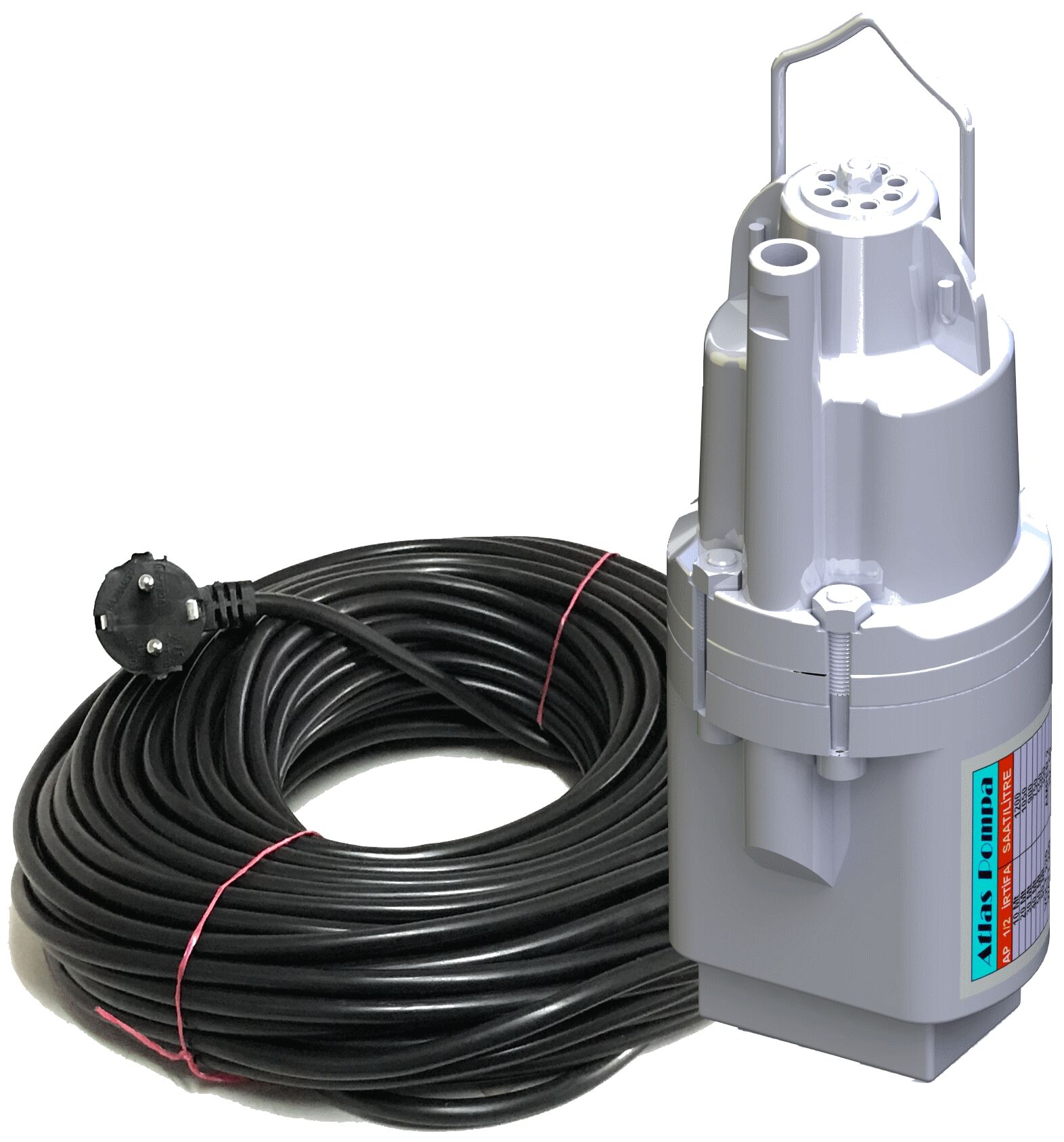 ATLAS Elektromanyetik Dalgıç Pompa 1/2'' 40 Metre Kablolu