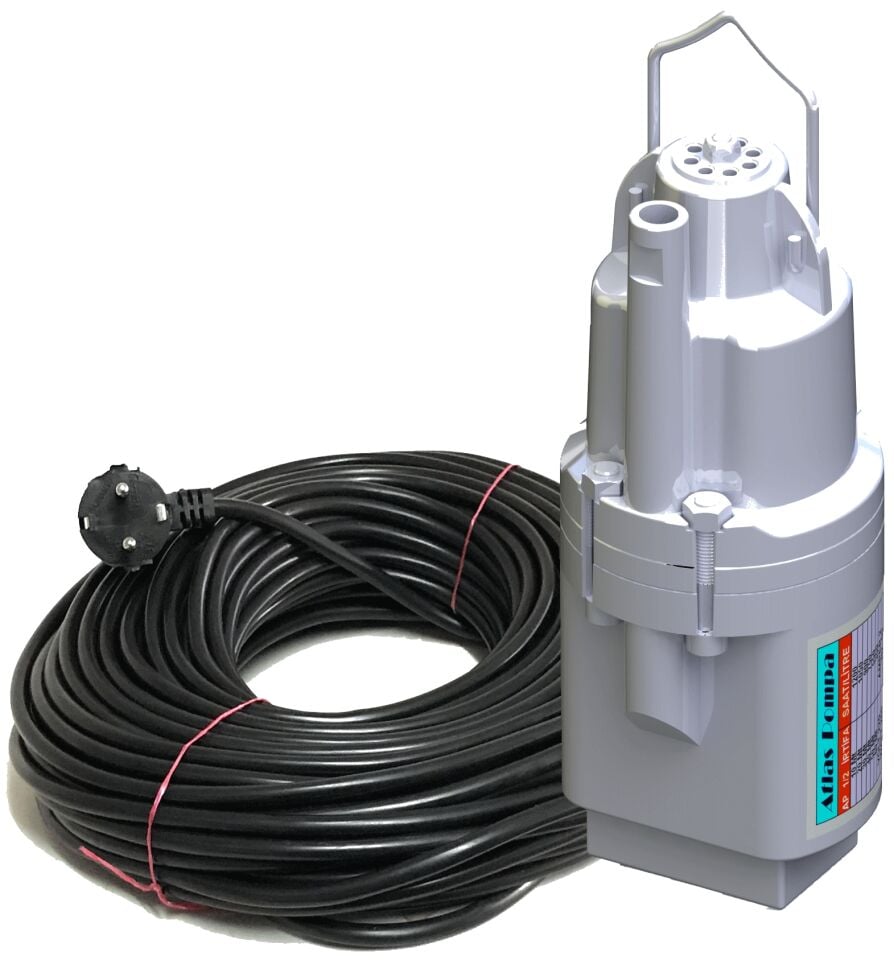 ATLAS Elektromanyetik Dalgıç Pompa 1/2'' 40 Metre Kablolu