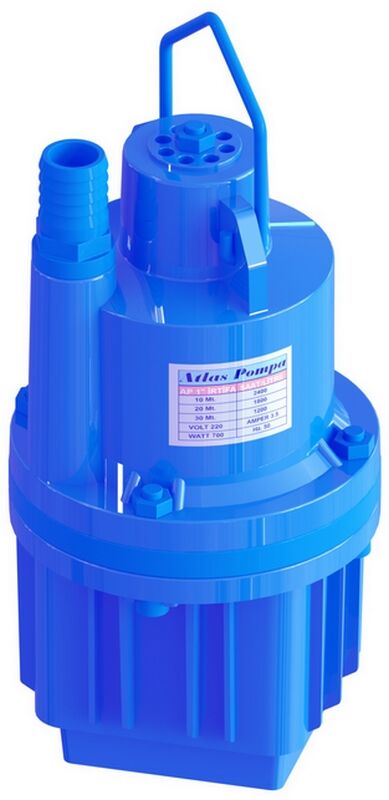 ATLAS Elektromanyetik Dalgıç Pompa 1'' 20 Mt Kablolu
