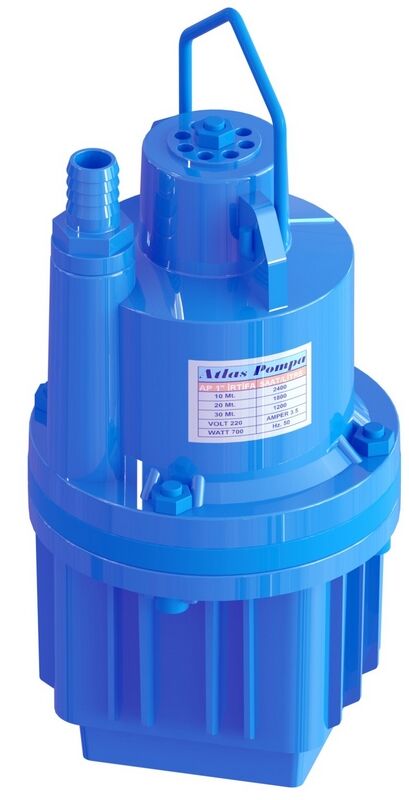 ATLAS Elektromanyetik Dalgıç Pompa 3/4'' Flatörlü 20Mt Kablo