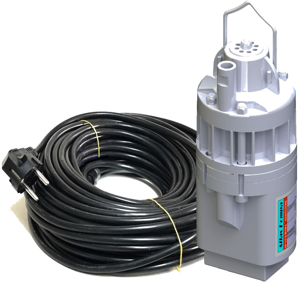 ATLAS Elektromanyetik Dalgıç Pompa 1/2'' Sebil 30 Mt Kablolu