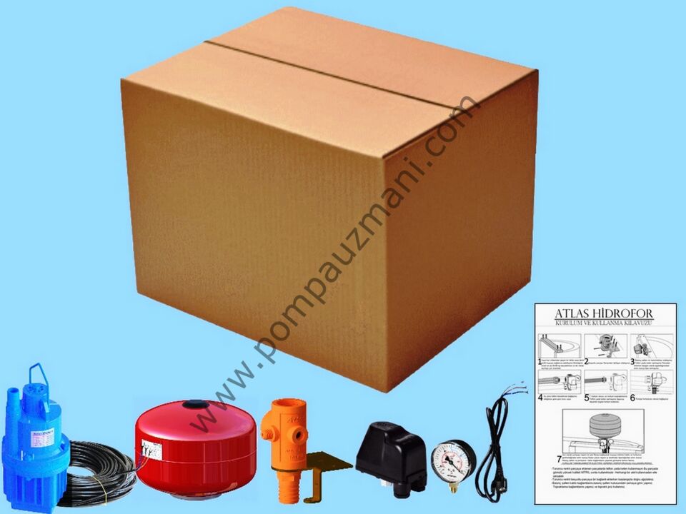 ATLAS 1'' Pompalı Flatörlü Dalgıç Hidrofor