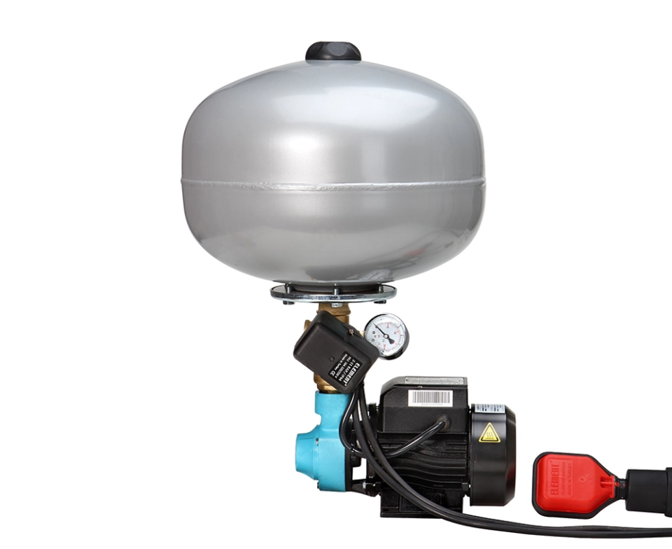 ALARKO QBm80 24 Lt Tanklı Hidrofor 3 Kat 5 Daire 0,5 HP Monofaze