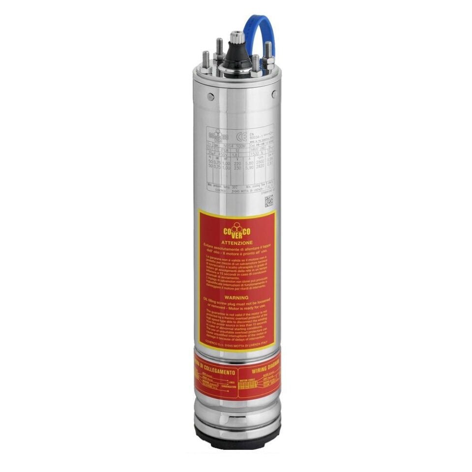 COVERCO4'' İtalyan Yağ Soğ. 3 HP 2,2 kW Trifaze Tek Motor