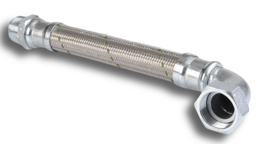 CRUWA Paslanmaz Dirsekli Fleks Hortum  1 1/4'' 80 cm