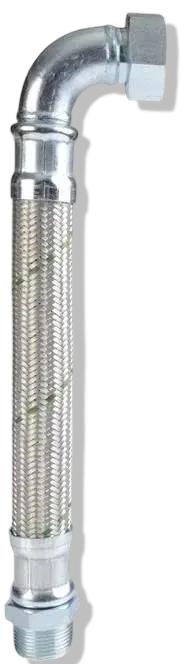 CRUWA Paslanmaz Dirsekli Fleks Hortum  1 1/4'' 80 cm