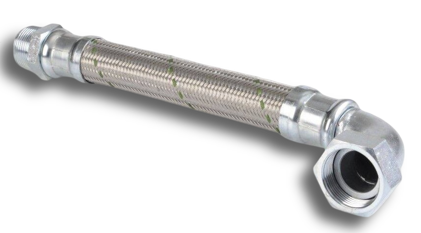 CRUWA Paslanmaz Dirsekli Fleks Hortum  1 1/2'' 80 cm