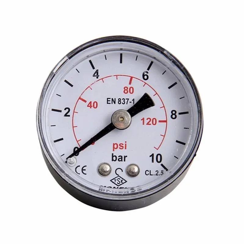 CRUWA Manometre 0-10 Bar Arkadan Çıkışlı