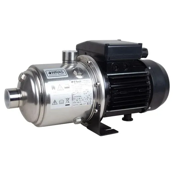 E-TECH EH 3/06 Komple Paslanmaz Yatay Çok Kademeli Elektropomp 1,2 HP Monofaze