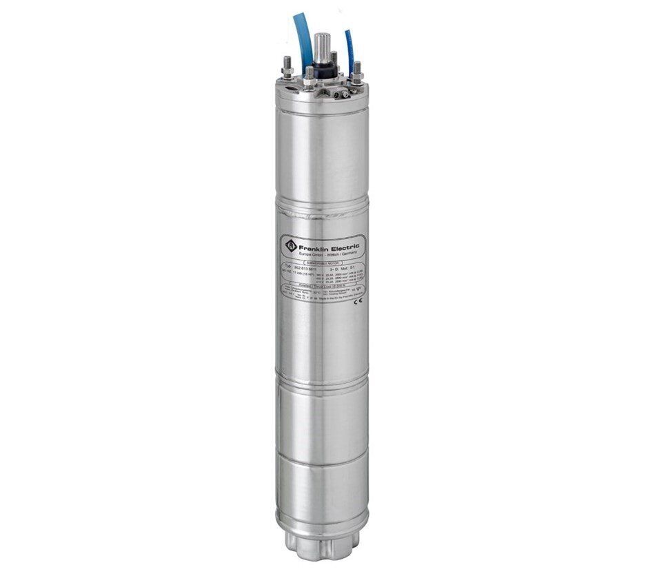 FRANKLIN 4'' 1 HP (0.8 Kw)  Kapsüllü Su Soğutmalı Trifaze Tek Motor