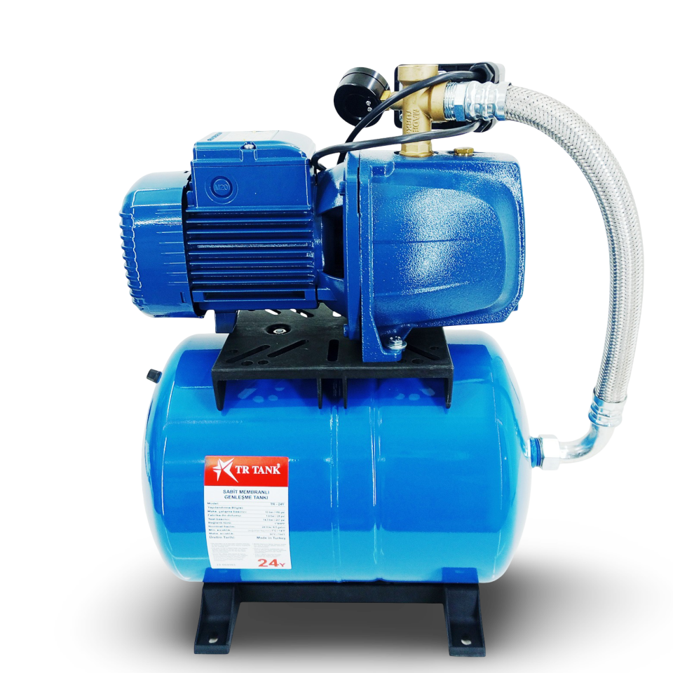 CITY Js 10 Hmx Hidrofor 4 Kat 8 Daire 24 lt Yatık TR Tanklı