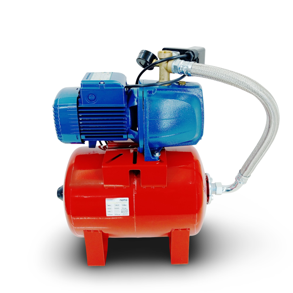 CITY Js 15 Hmx Hidrofor 8 Kat 12 Daire 24 lt Yatık Nema Tanklı