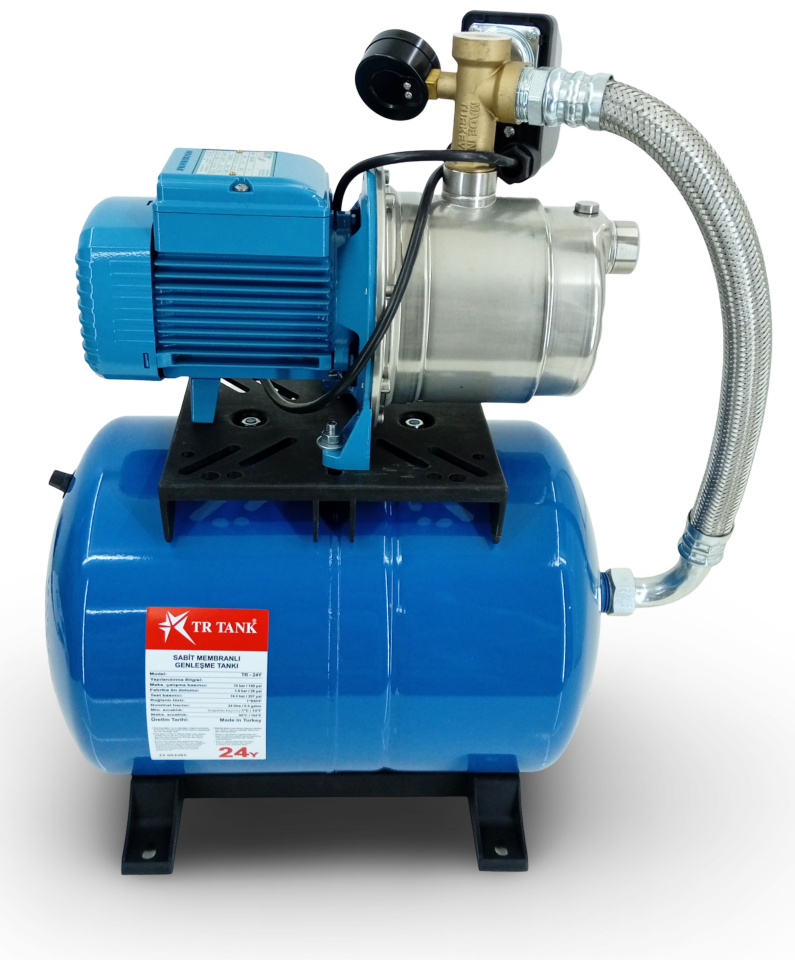 CITY ms 08 m Hidrofor 7 Kat 12 Daire 24 lt Yatık TR Tanklı