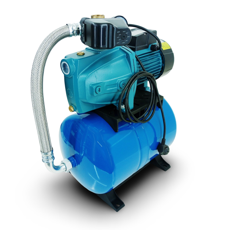 KAYSU 1 hp  Jet Hidrofor 4 Kat 4 Daire 24 lt Yatık TR Tanklı