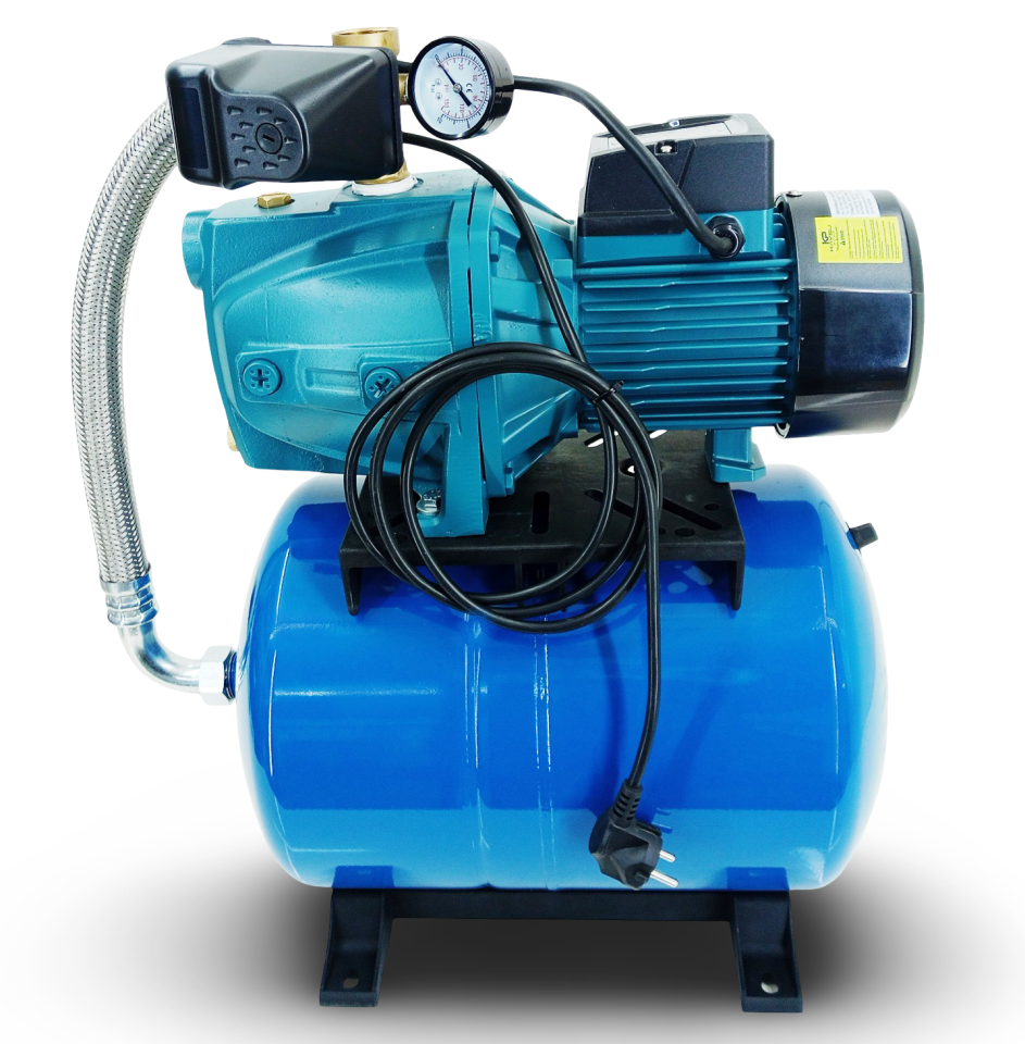KAYSU 1 hp  Jet Hidrofor 4 Kat 4 Daire 24 lt Yatık TR Tanklı