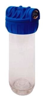 Tesisat Tipi Filtre Kabı 10'' Tekli 1/2'' Bağlantılı