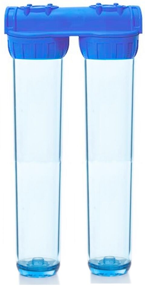 Tesisat Tipi Filtre Kabı 20'' ikili 1'' Bağlantılı