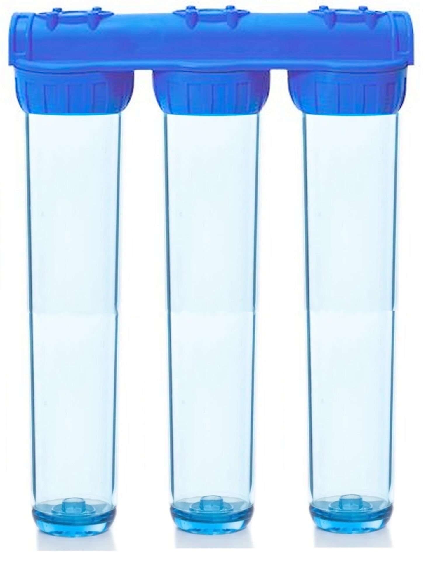 Tesisat Tipi Filtre Kabı 20'' Üçlü 3/4'' Bağlantılı