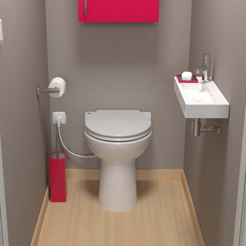 SANIHYDRO Sanicompact 43 Klozet Tipi +Lavabo Tahliye Cihazı