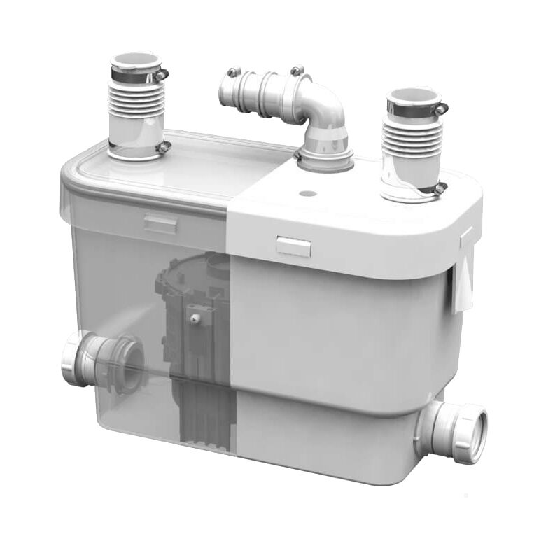 SANIHYDRO Sanivite 4 ünite Atık Su Tahliye Cihazı 5 mt. Dik